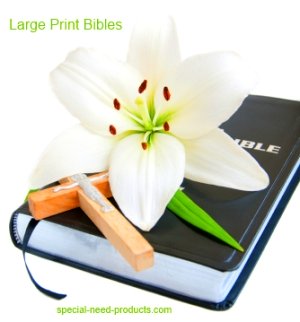 Large print bibles