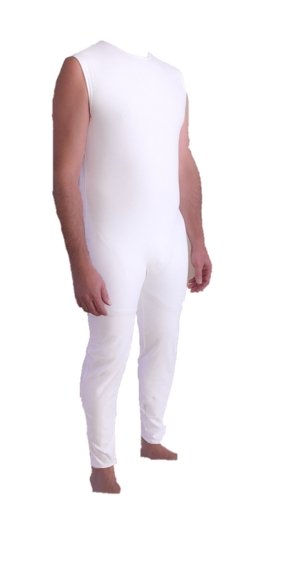 Back Zipper bodysuit with full length suitable for all ages. Popular as Alzheimers and autism clothing,